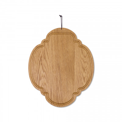 Dutchdeluxes Breakfast Board Oval Solid OAK Oiled Oak