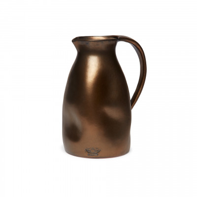 Dutch Deluxes Dented Jug CERAMIC Platinum Matt