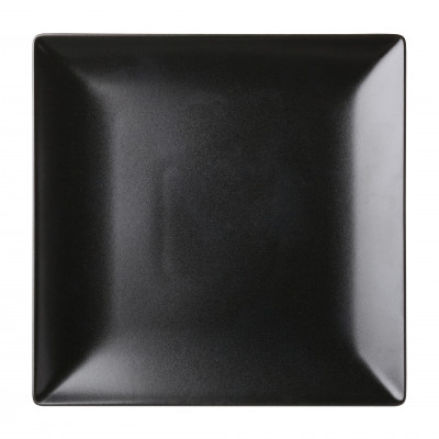 Utopia Noir Square Plate 10" (25.5cm)