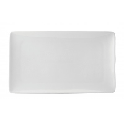 Utopia Pure White Rect Plate 13.75 x 8.25" (35 x 21cm)