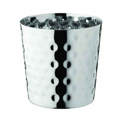 Utopia Stainless S Hammered Cup 3.5" (9cm) 13.75oz (39cl)