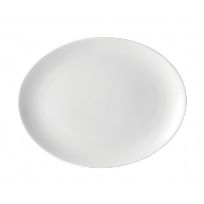 Utopia Pure White Oval Plate 10" (25.5cm)