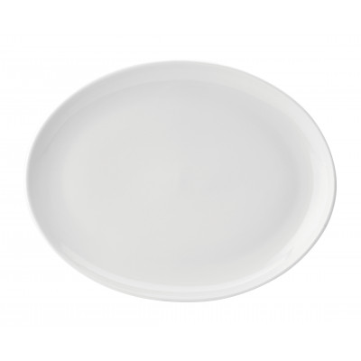 Utopia Pure White Oval Plate 14" (36cm)