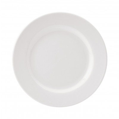 Utopia Pure White Wide Rim Plate 8" (20.25cm)