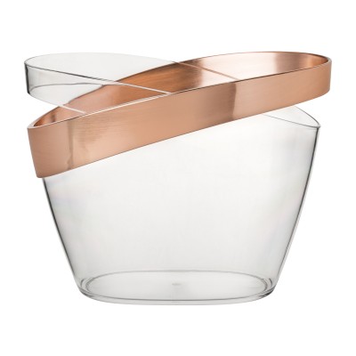 Utopia Copper Banded Champagne Bucket 12" (30cm)