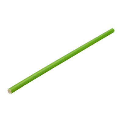 Utopia Paper Solid Green Straw 8" (20cm) Box of 250