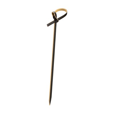 Utopia Bamboo Black Knotted Skewer 3.5" (9cm)