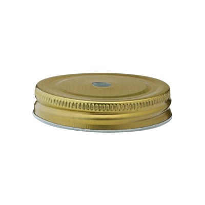 Utopia Gold Lid 2.75" (7cm) - with Straw Hole