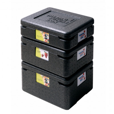 Premium Gastro - Thermo Future Box MINI-MENU, schwarz/black 305 x 255 x 111
