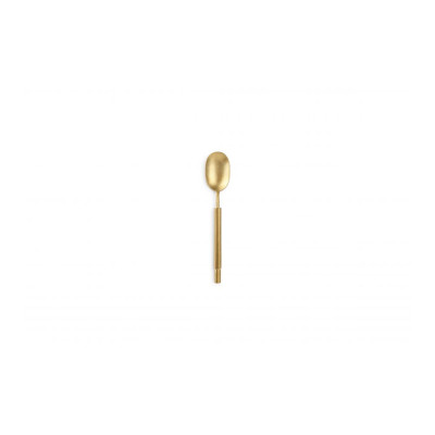 F2D Tea spoon matte gold Helix - set/7