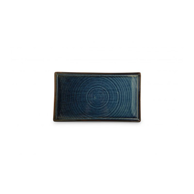 F2D Plate 30x17cm blue Line