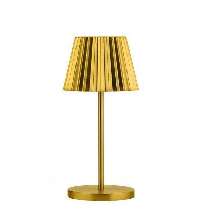 Utopia Dominica LED Cordless Lamp 26cm - Brushed Gold