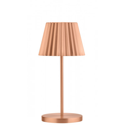 Utopia Dominica LED Cordless Lamp 26cm - Brushed Copper