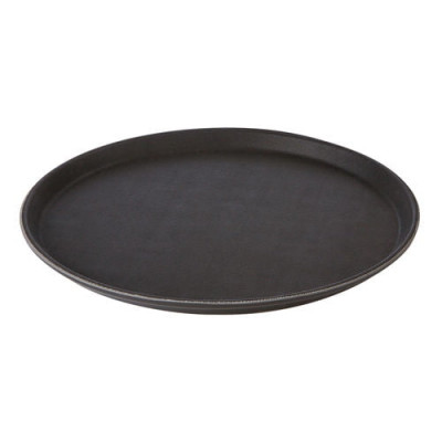 DPS Black Round Non-Slip Tray 40.5cm/16"