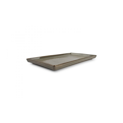 F2D Plate 30x17cm grey Line