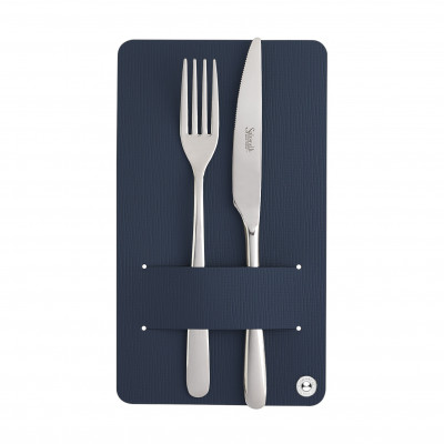 CUTLERY HOLDER CHEF BLUE-4 pcs. pack