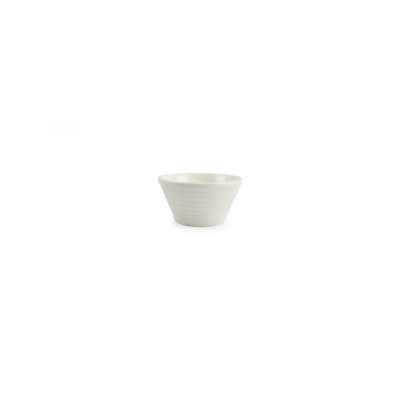 F2D Bowl 8xH4cm conical white Line