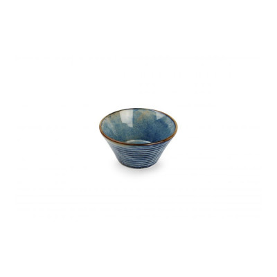 F2D Bowl 13xH6,5cm conical blue Line