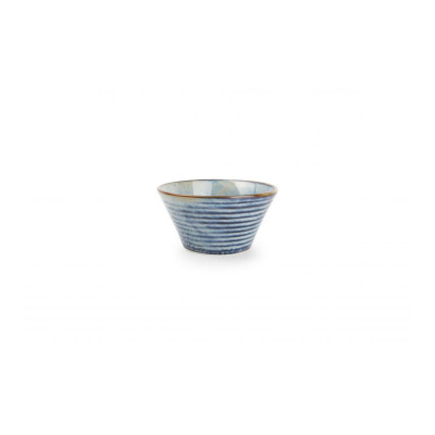 F2D Bowl 13xH6,5cm conical blue Line