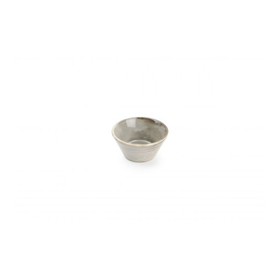 F2D Bowl 8xH4cm conical grey Line