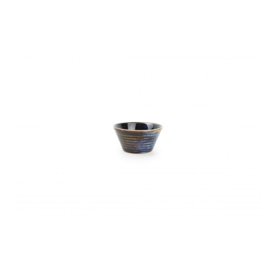 F2D Bowl 8xH4cm conical blue Line