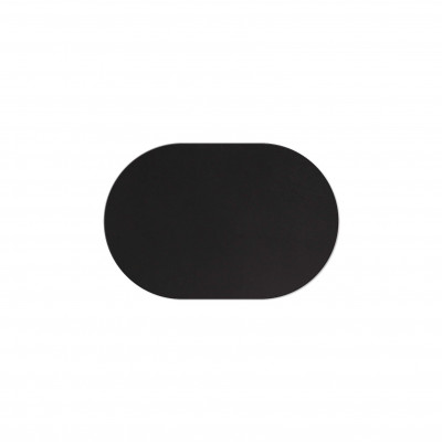 OVAL PLACEMATS 20x30 cm single piece BLACK BULL th. 3,6