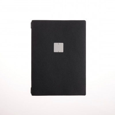 DAG style Menu 23,2x31,8 cm (A4) "menu" METAL štítek ECOMODA BLACK