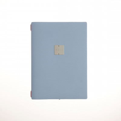 DAG style Menu 23,2x31,8 cm (A4) "menu" METAL štítek JUTE SKY BLUE