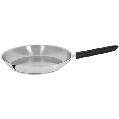 CRISTEL FRY PAN 24 CM MUTINE 2 FIXED - BAKELITE BLACK HANDLE