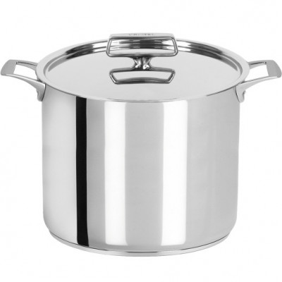 CASTEL PRO CLASSIC STOCKPOT 26 CM 2 SIDE HANDLES WITH STAINLESS STEEL LID
