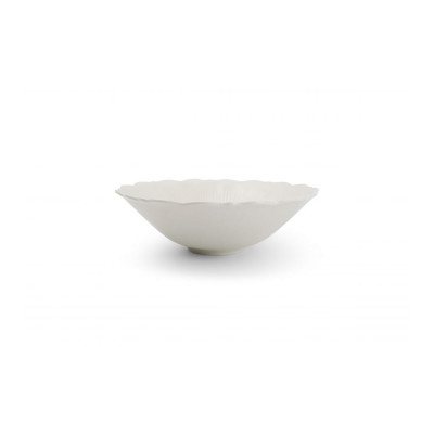 CHIC Bowl 20,5xH6,5cm white Floret