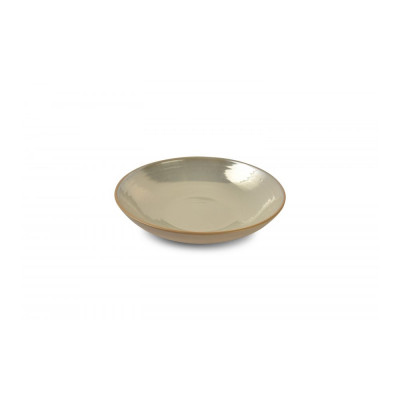 CHIC Deep plate 25xH5,5cm pearl Ostra
