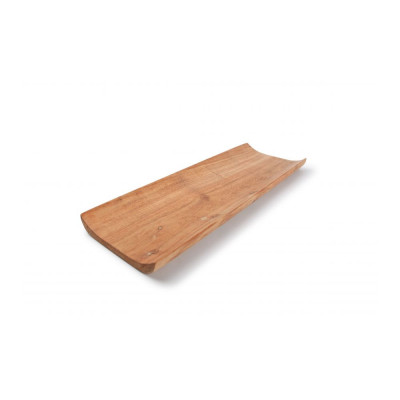 Wood & Food Serving board 45x15cm rounded rim acacia Palla