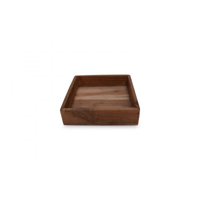 Wood & Food Serving tray 24x24xH6,5cm natural Venna