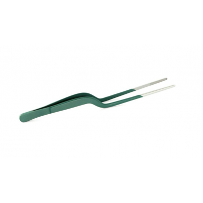 100% Chef Stainless Steel/Kelly Green Matte Sushi Tong 20 cm
