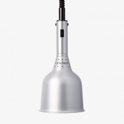 Stayhot Heat Lamp Classic 1224, Retractable Cord, Aluminium