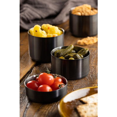 Utopia Brushed Black Ramekin 7oz (20cl)