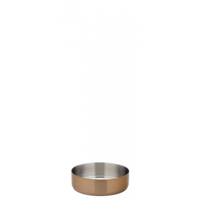 Utopia Brushed Copper Dip Pot 3" (7.5cm) 4oz (10cl)