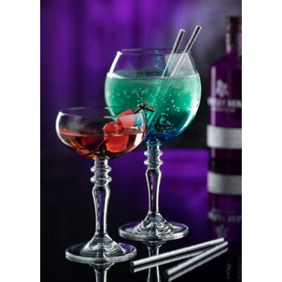 Utopia Paper Silver Cocktail Straw 5.5" (14cm) 5mm Bore