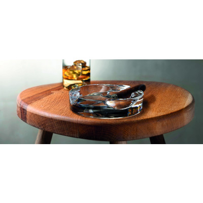Utopia Small clear Glass Stackable Ashtray 4.25" (11cm)