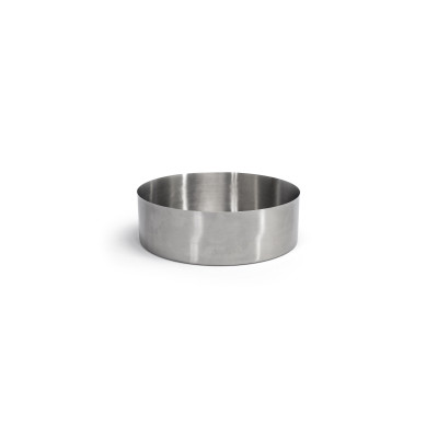 FOH 37 cm Round Brushed Stainless Soho Bowl - 10.3L - Silver