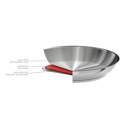 MUTINE REMOVABLE FRY PAN 22 CM INDUCTION