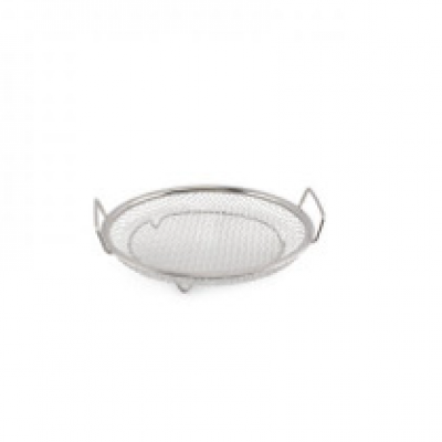 Bonbistro Wire basket 19,5xH3cm silver Serve