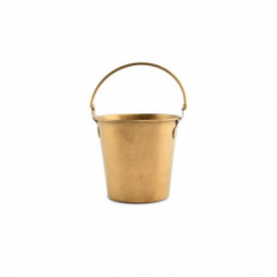 Bonbistro Serving bucket 10,5xH10,5cm antique gold Serve