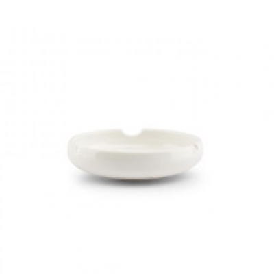 Bonbistro Ashtray 14,5xH4cm porcelain white Smoke