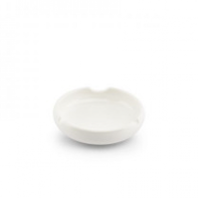 Bonbistro Ashtray 12xH3,5cm porcelain white Smoke