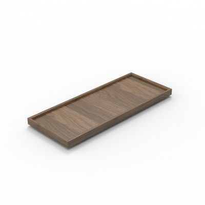 Craster Flow Walnut 1.8 Bento Tray Walnut, Lacquer 325 × 132 × 110 mm