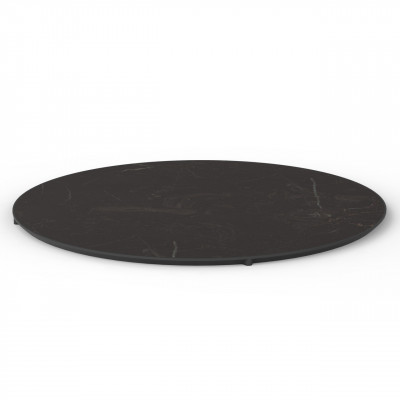 Craster Link 800 Black Marble Round Table Top 1123 × 1123 × 25 mm