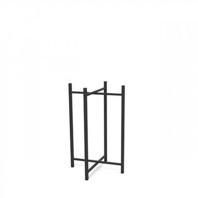 Craster Rise 800 Tall Black Steel Table Leg (1100) 788 × 788 × 1090 mm