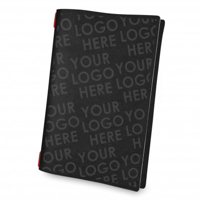 DAG style Menu CUSTOM 23,2x31,8 cm (A4) personalized - only red elastic - ECO BLACK